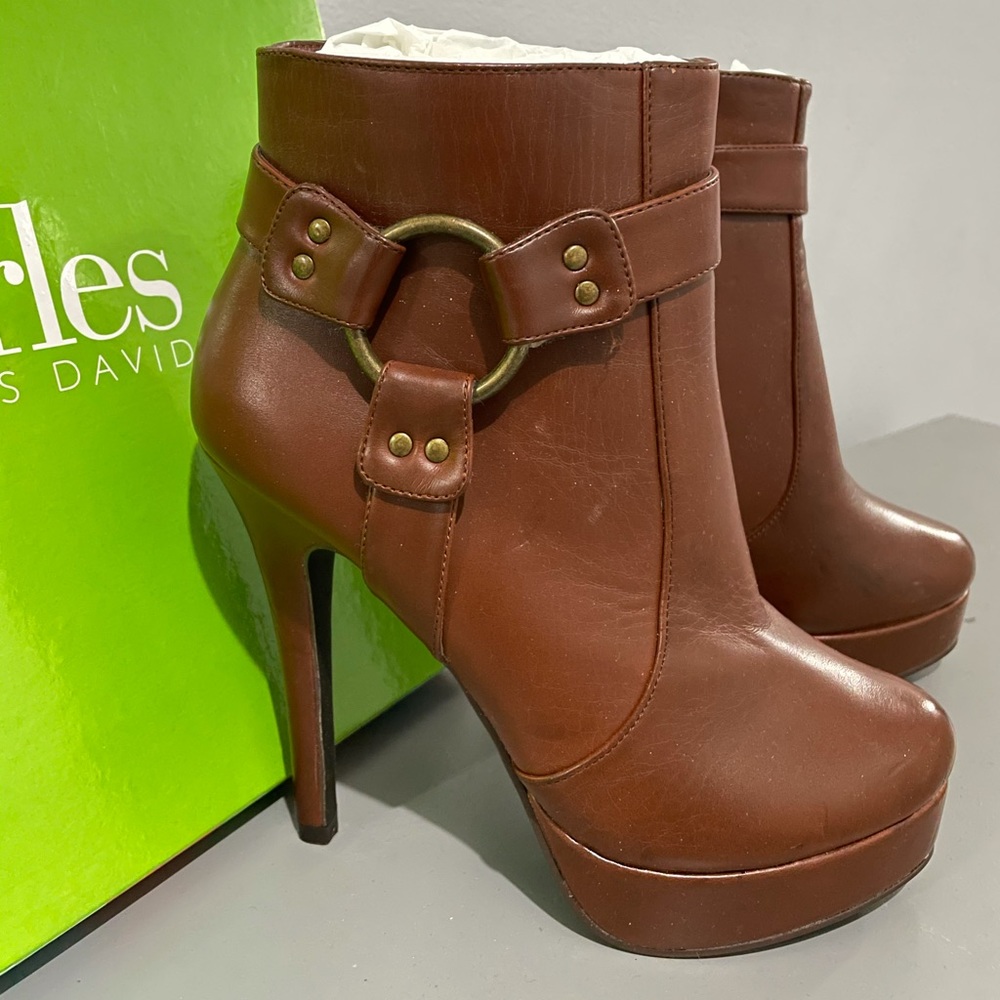 🆕 Charles David Adria High Heel Booties (NWT)